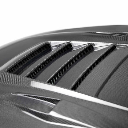 Seibon 09-12 Nissan GTR R35 DS-Style Carbon Fiber Hood HD0910NSGTR-DS