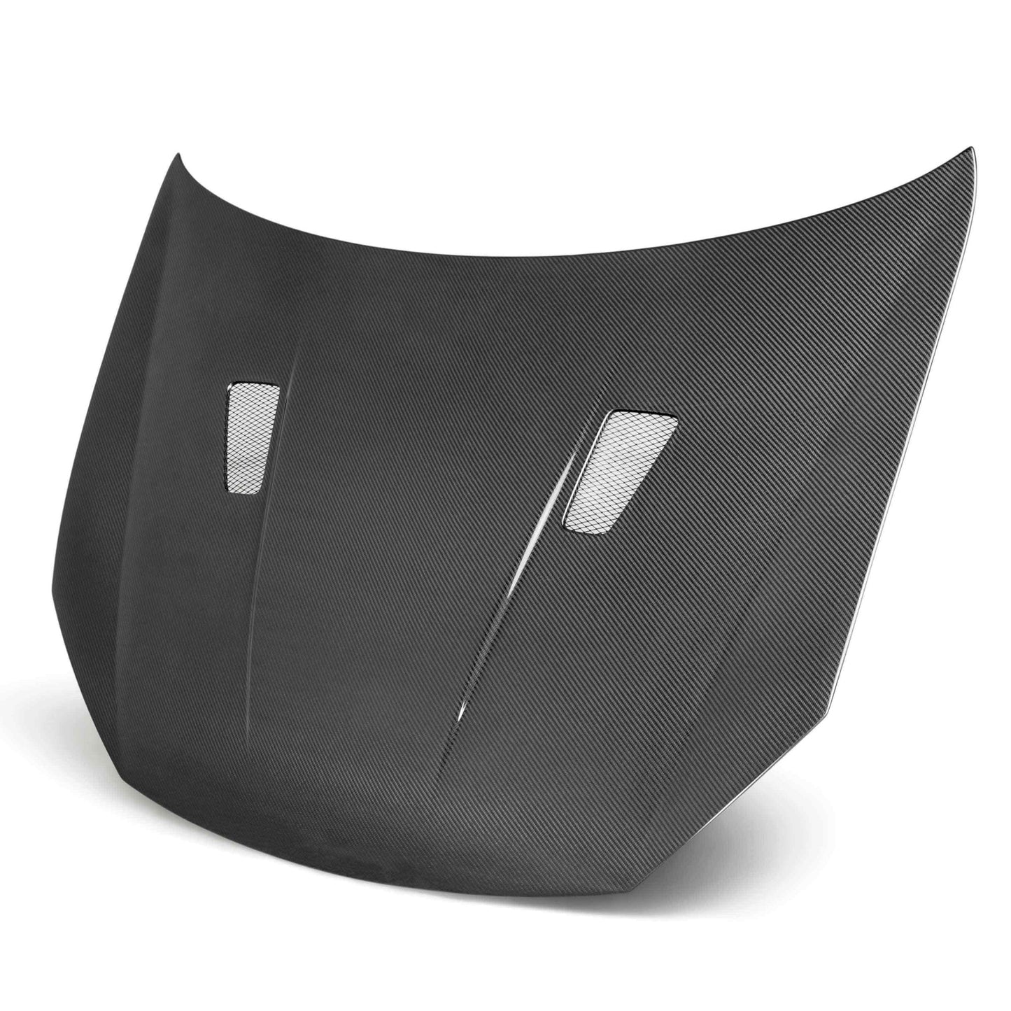 Seibon 10-11 VW Golf GTI 5K/MK6 TM Carbon Fiber Hood w/ Shaved Emblem HD1011VWGTIB-TM
