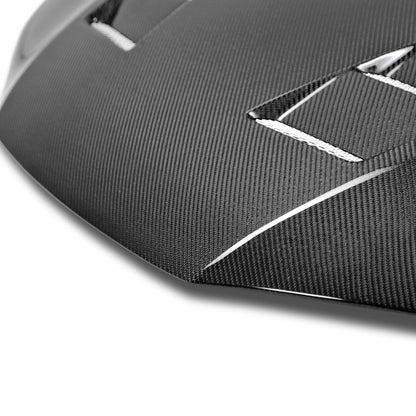 Seibon 14-15 Honda Civic 2dr TS-Style Carbon Fiber Hood HD14HDCV2D-TS
