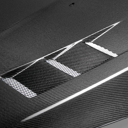 Seibon 15-17 Ford Focus TV-Style Carbon Fiber Hood HD16FDFO-TV