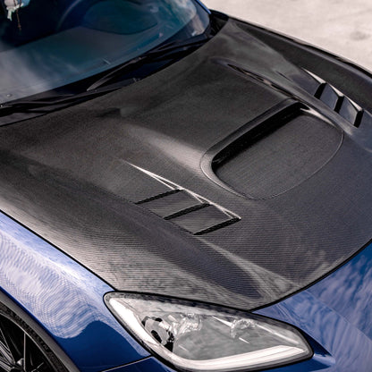 Seibon 2022 Toyota GR86/Subaru BRZ FA-Style Carbon Fiber Hood HD22TY86-FA