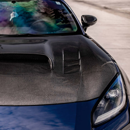 Seibon 2022 Toyota GR86/Subaru BRZ FA-Style Carbon Fiber Hood HD22TY86-FA