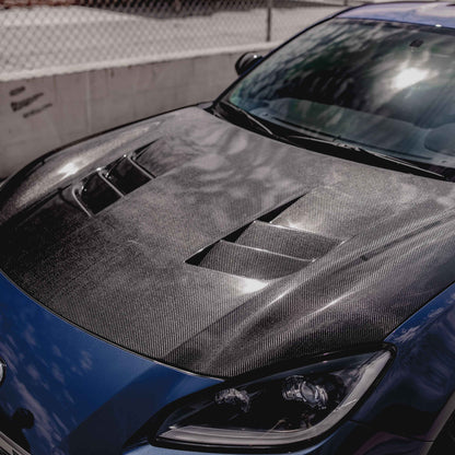 Seibon 2022 Toyota GR86/Subaru BRZ TS-Style Carbon Fiber Hood HD22TY86-TS