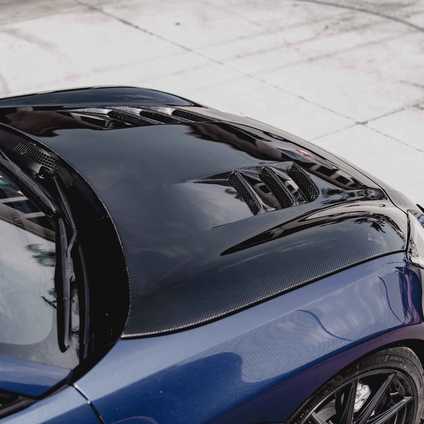 Seibon 2022 Toyota GR86/Subaru BRZ TS-Style Carbon Fiber Hood HD22TY86-TS