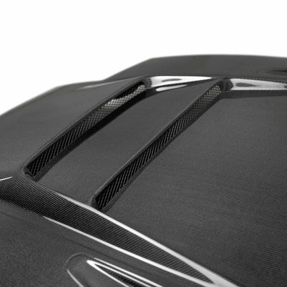 Seibon 89-94 Nissan 180SX/240SX DVII Carbon Fiber Hood HD8994NS240-DVII