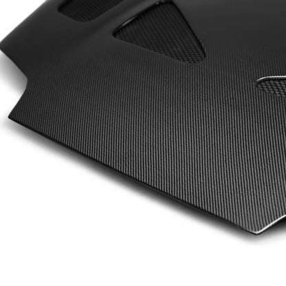 Seibon 93-98 Toyota Supra (JZA80L) TR Style Carbon Fiber Hood HD9398TYSUP-TR