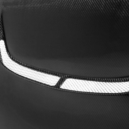 Seibon 95-96 Nissan Skyline R33 GT-R (BCNR33) JU-Style Carbon Fiber Hood HD9596NSR33-JU