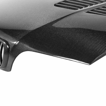 Seibon 97-03 BMW 5 Series 4Dr (E39) GTR-Style Carbon Fiber Hood HD9703BMWE39-GTR