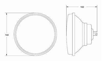 Hella Vision Plus Conversion Headlights 002850001