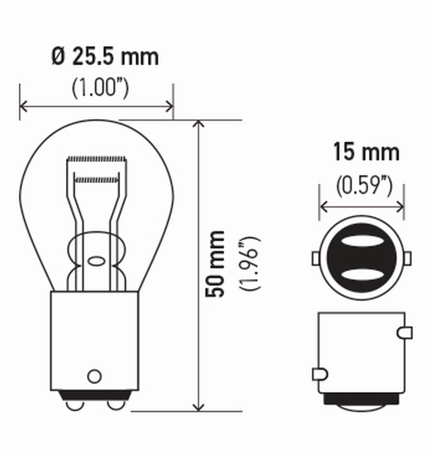 Hella Standard Series Light Bulbs 1034TB