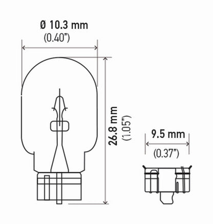 Hella Standard Series Light Bulbs 158TB