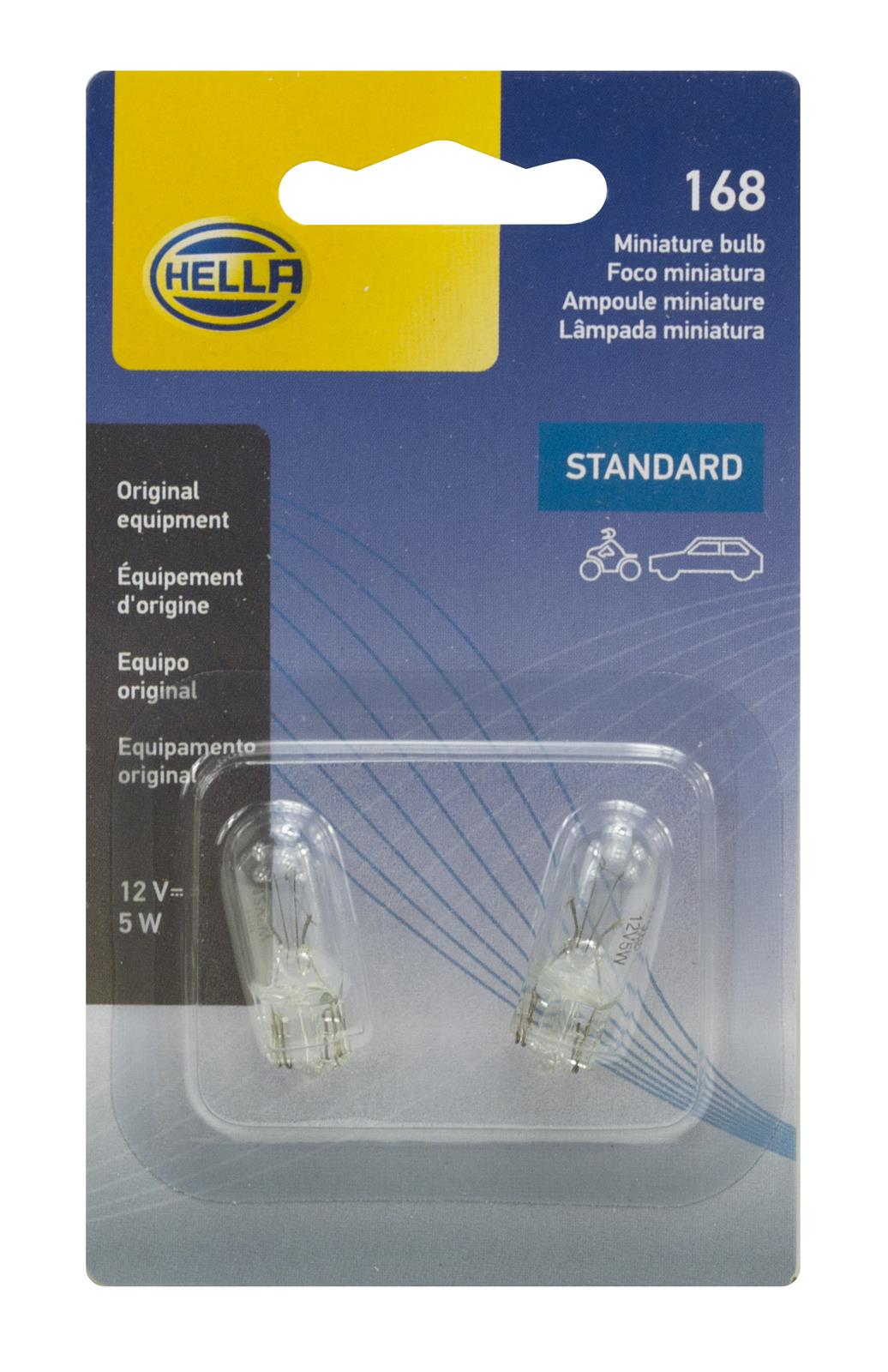 Hella Standard Series Light Bulbs 168TB