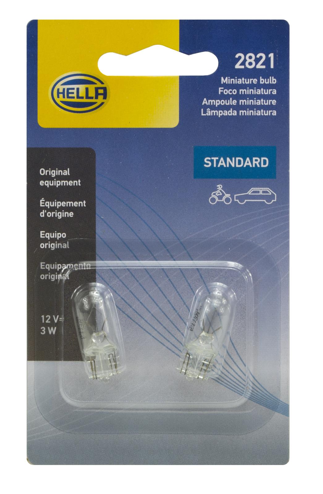 Hella Standard Series Light Bulbs 2821TB