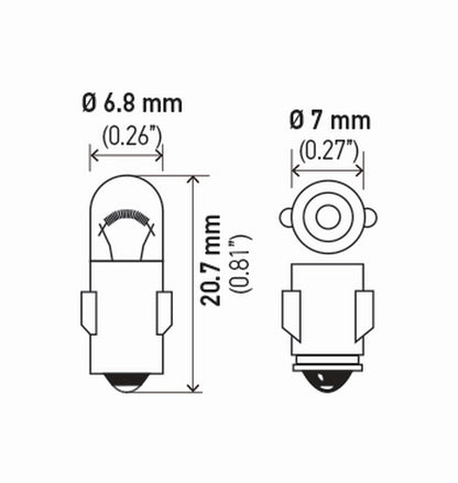 Hella Standard Series Light Bulbs 3898TB