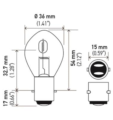 Hella Standard Series Light Bulbs 6235