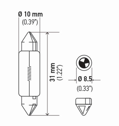 Hella Standard Series Light Bulbs 6411TB