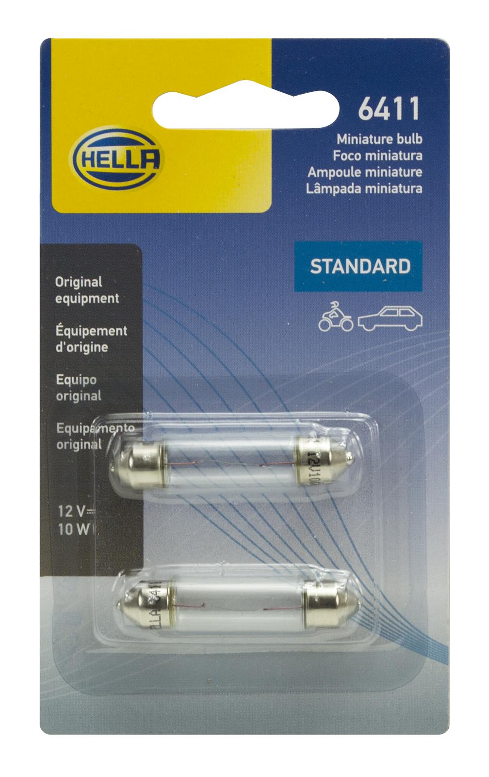 Hella Standard Series Light Bulbs 6411TB