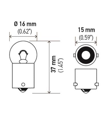 Hella Standard Series Light Bulbs 67TB