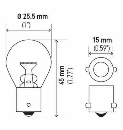 Hella Standard Series Light Bulbs 7506ATB