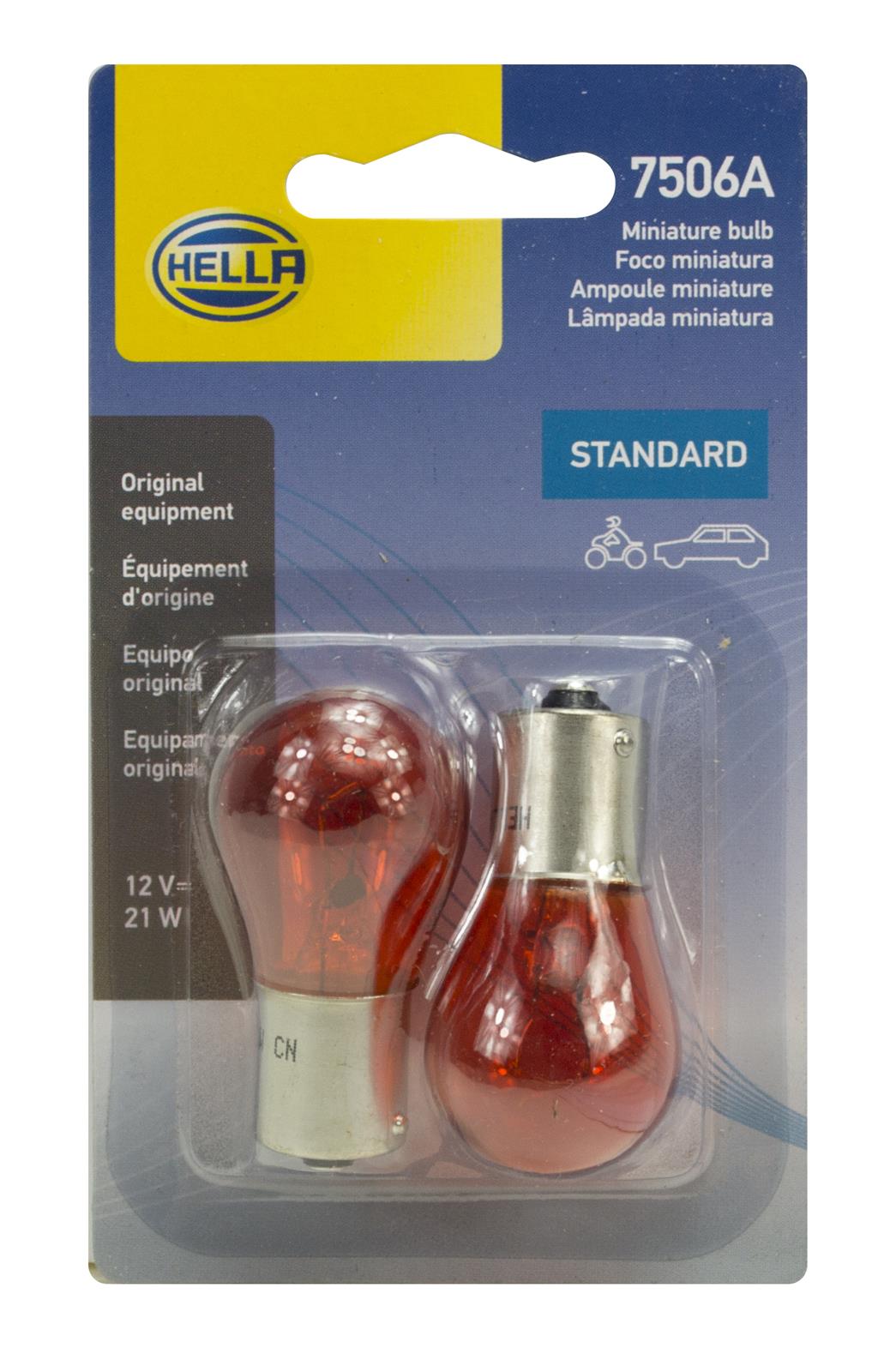 Hella Standard Series Light Bulbs 7506ATB