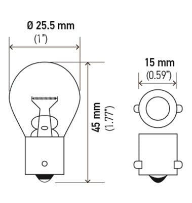 Hella Standard Series Light Bulbs 7506TB