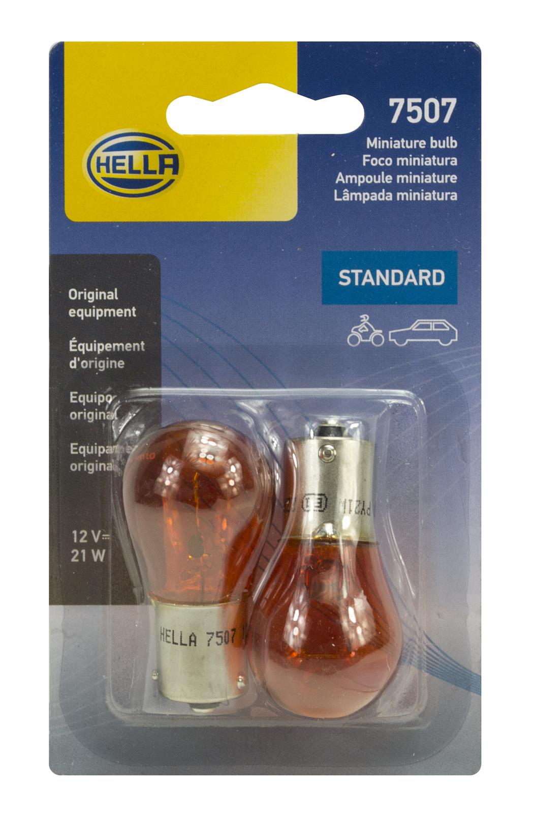 Hella Standard Series Light Bulbs 7507TB