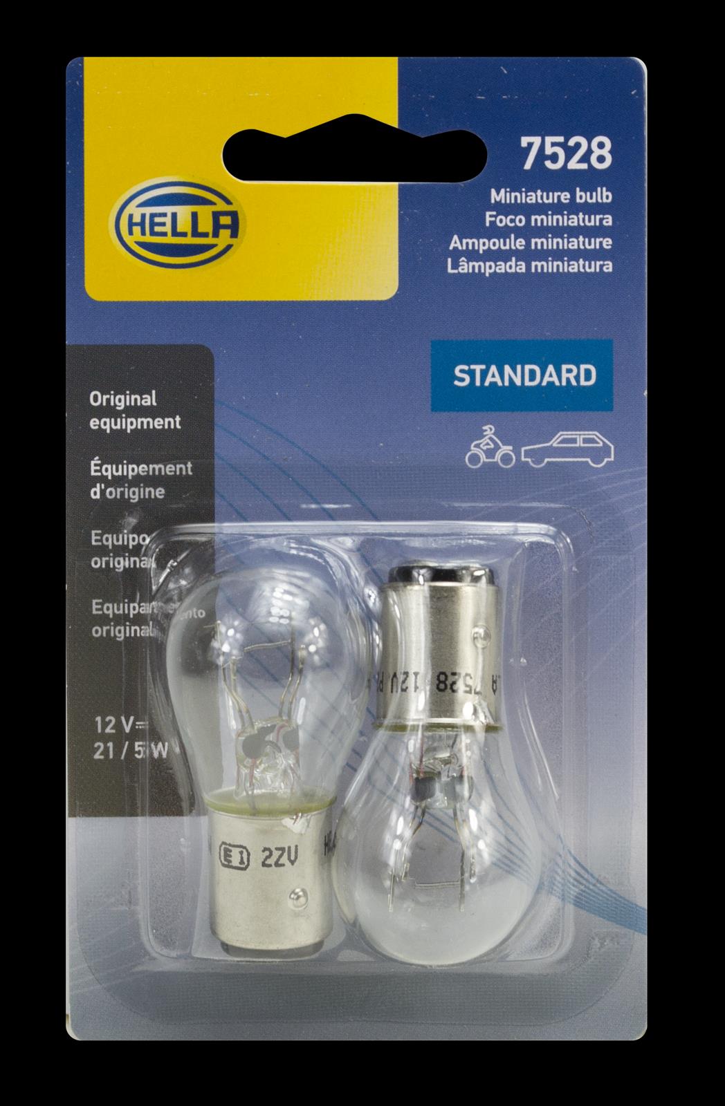 Hella Standard Series Light Bulbs 7528TB