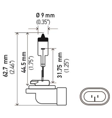 Hella Standard Series Light Bulbs 881