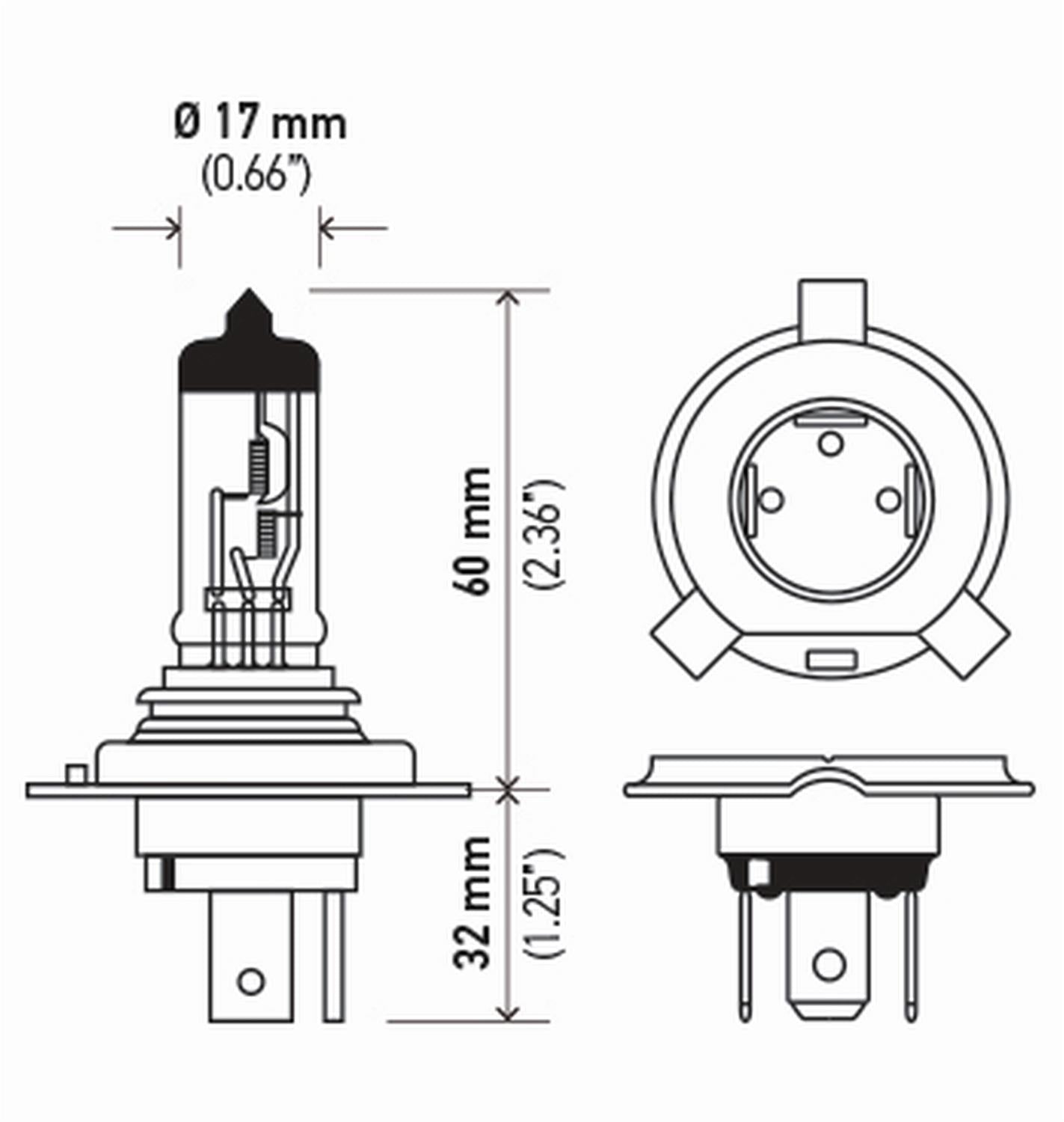 Hella Standard Series Light Bulbs 9003SB