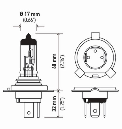Hella Standard Series Light Bulbs 9003SB