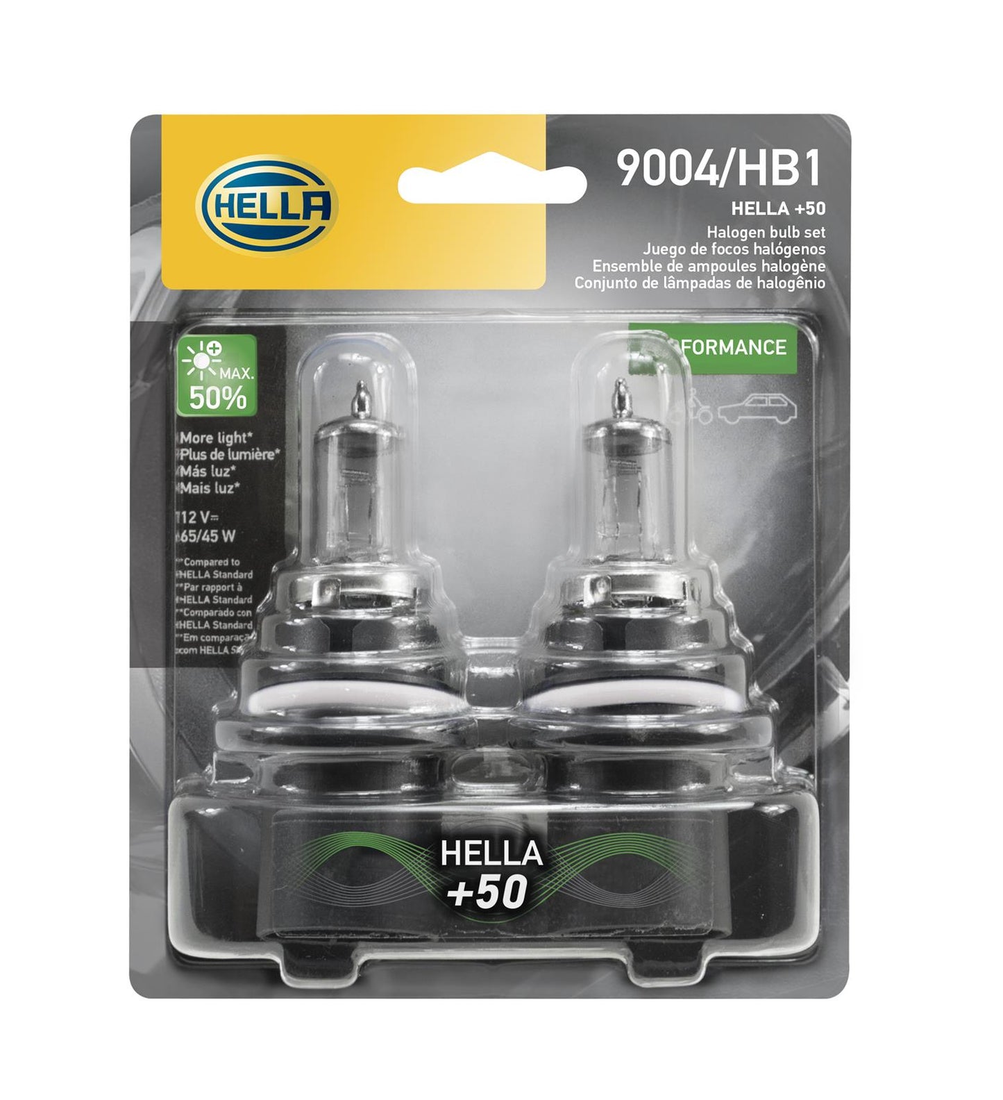 Hella High Performance Series Light Bulbs 9004P50TB