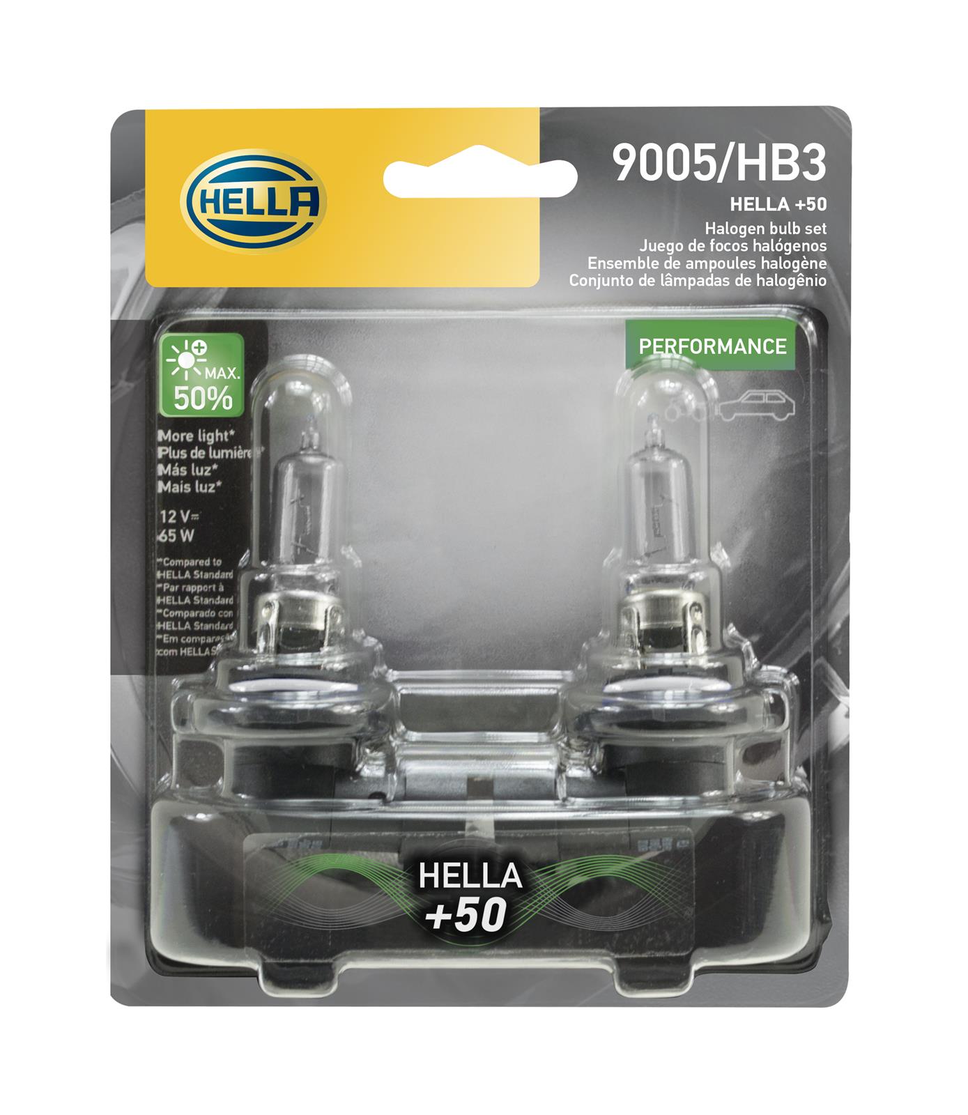 Hella High Performance Series Light Bulbs 9005P50TB