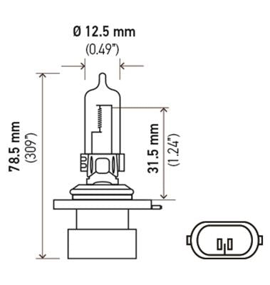 Hella Standard Series Light Bulbs 9005XS