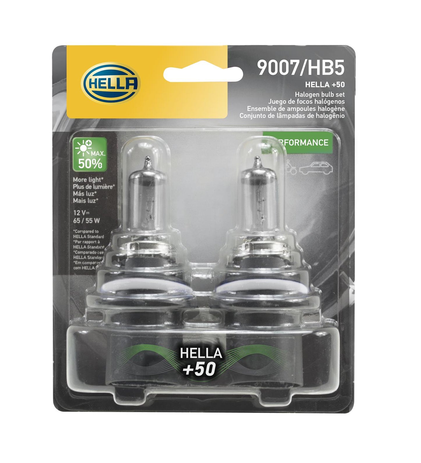 Hella High Performance Series Light Bulbs 9007P50TB