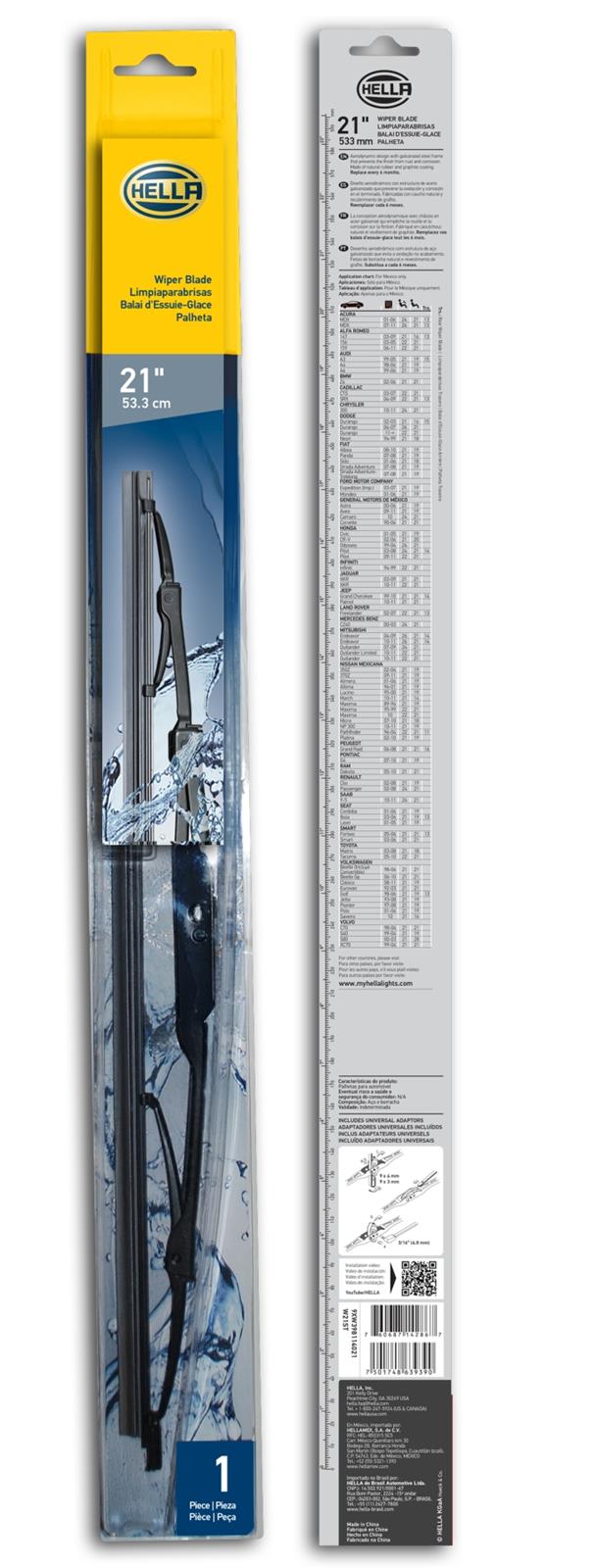 Hella Standard Wiper Blades 9XW398114021