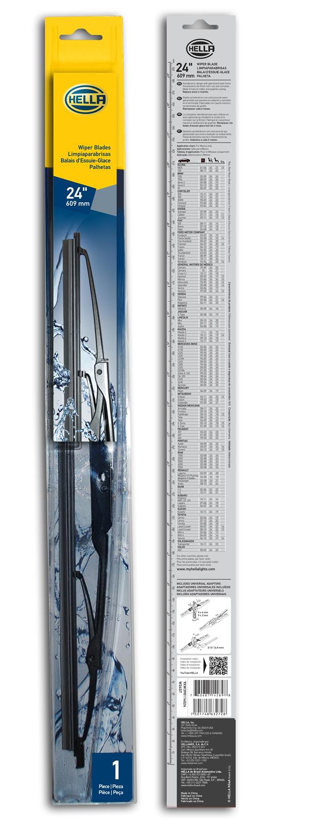 Hella Standard Wiper Blades 9XW398114024