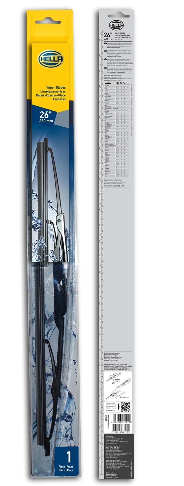 Hella Standard Wiper Blades 9XW398114026