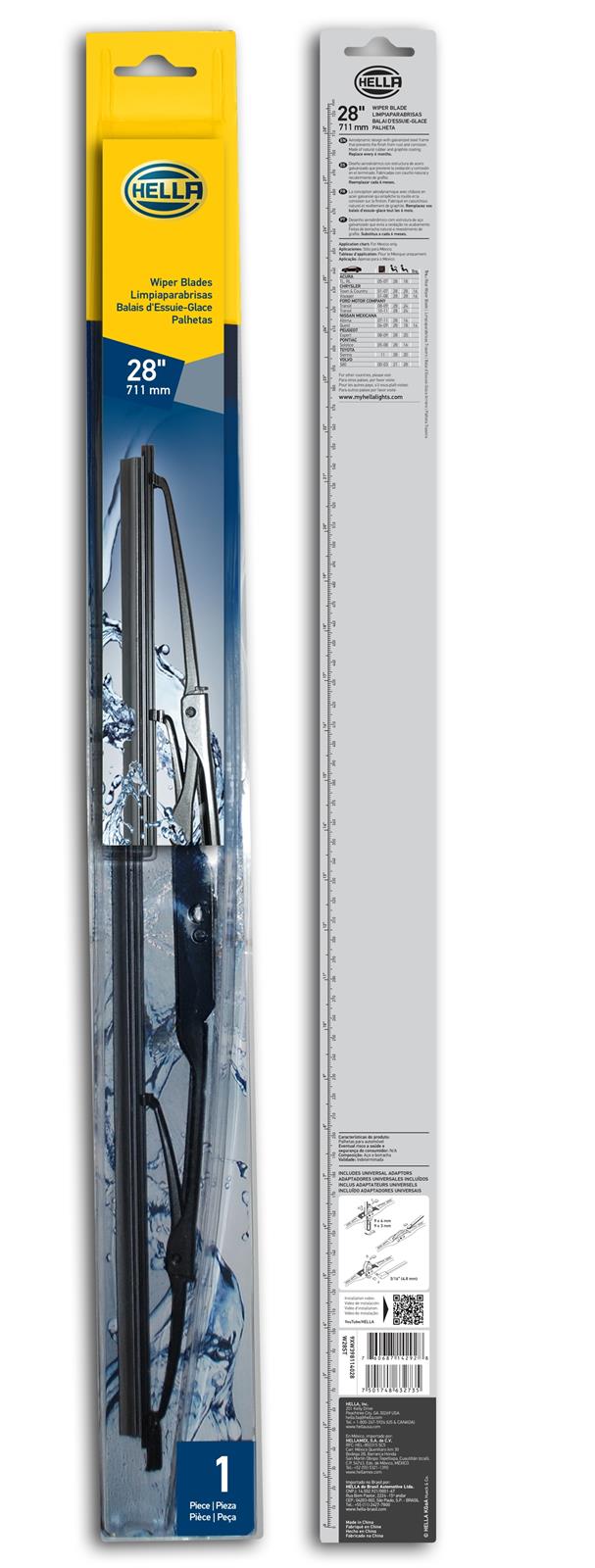 Hella Standard Wiper Blades 9XW398114028