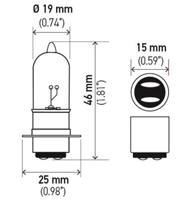 Hella Standard Series Light Bulbs A3625