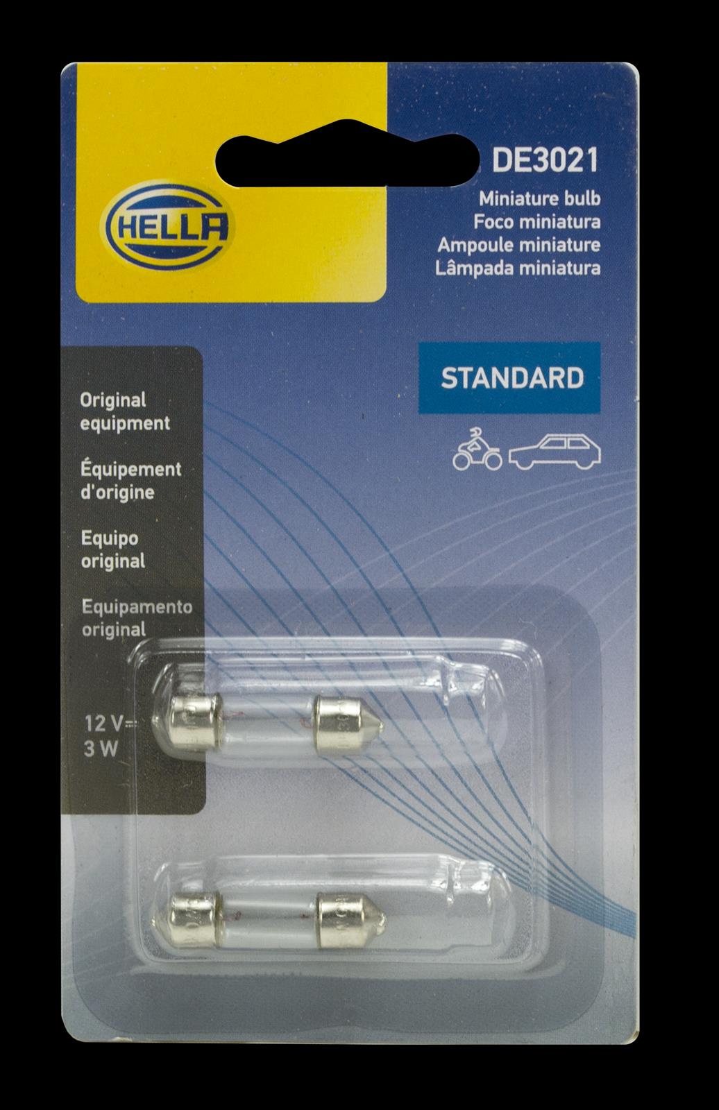Hella Standard Series Light Bulbs DE3021TB