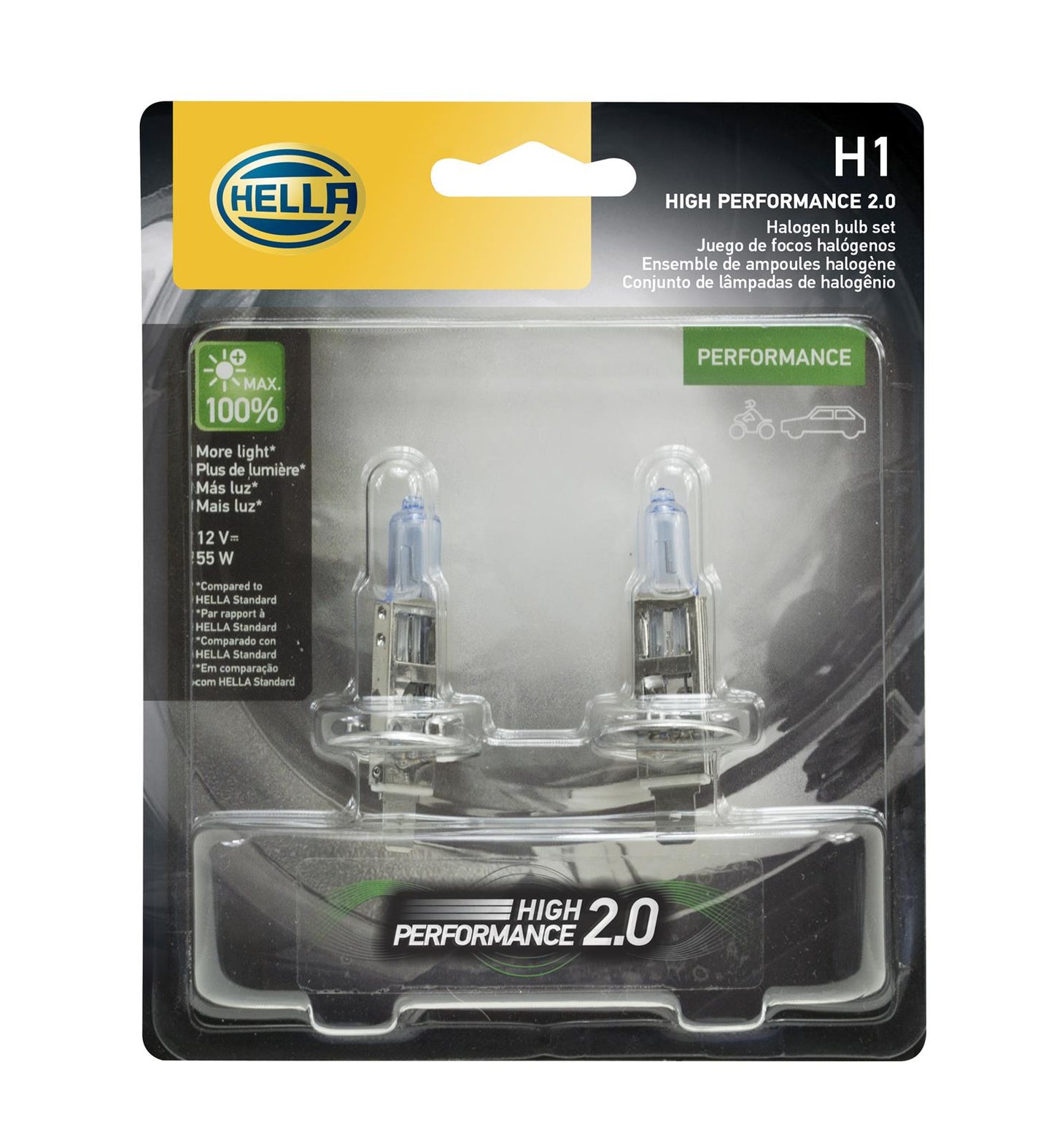 Hella High Performance Series Light Bulbs H1 2.0TB