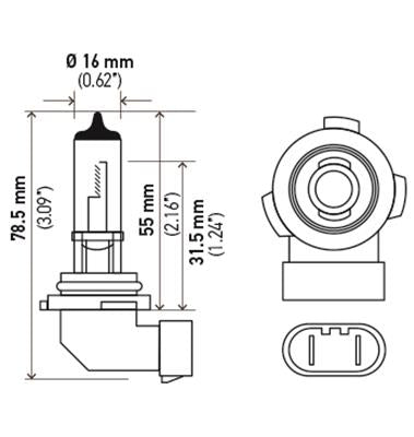 Hella Standard Series Light Bulbs H10