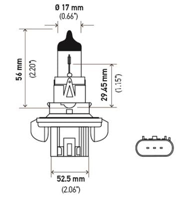Hella Standard Series Light Bulbs H13