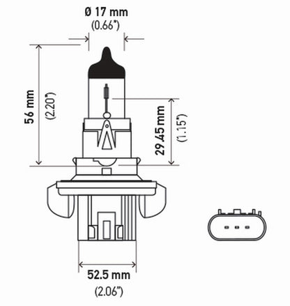 Hella Standard Series Light Bulbs H13SB