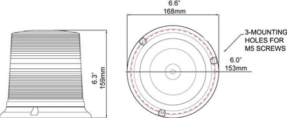 Hella K-LED Beacon Lights H27111011