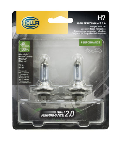 Hella High Wattage Series Halogen Light Bulbs H7 100WTB