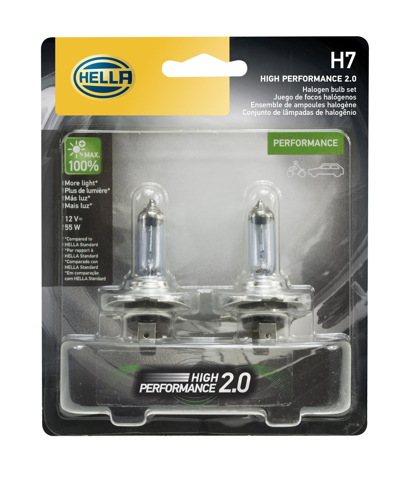 Hella High Performance Series Light Bulbs H7 2.0TB
