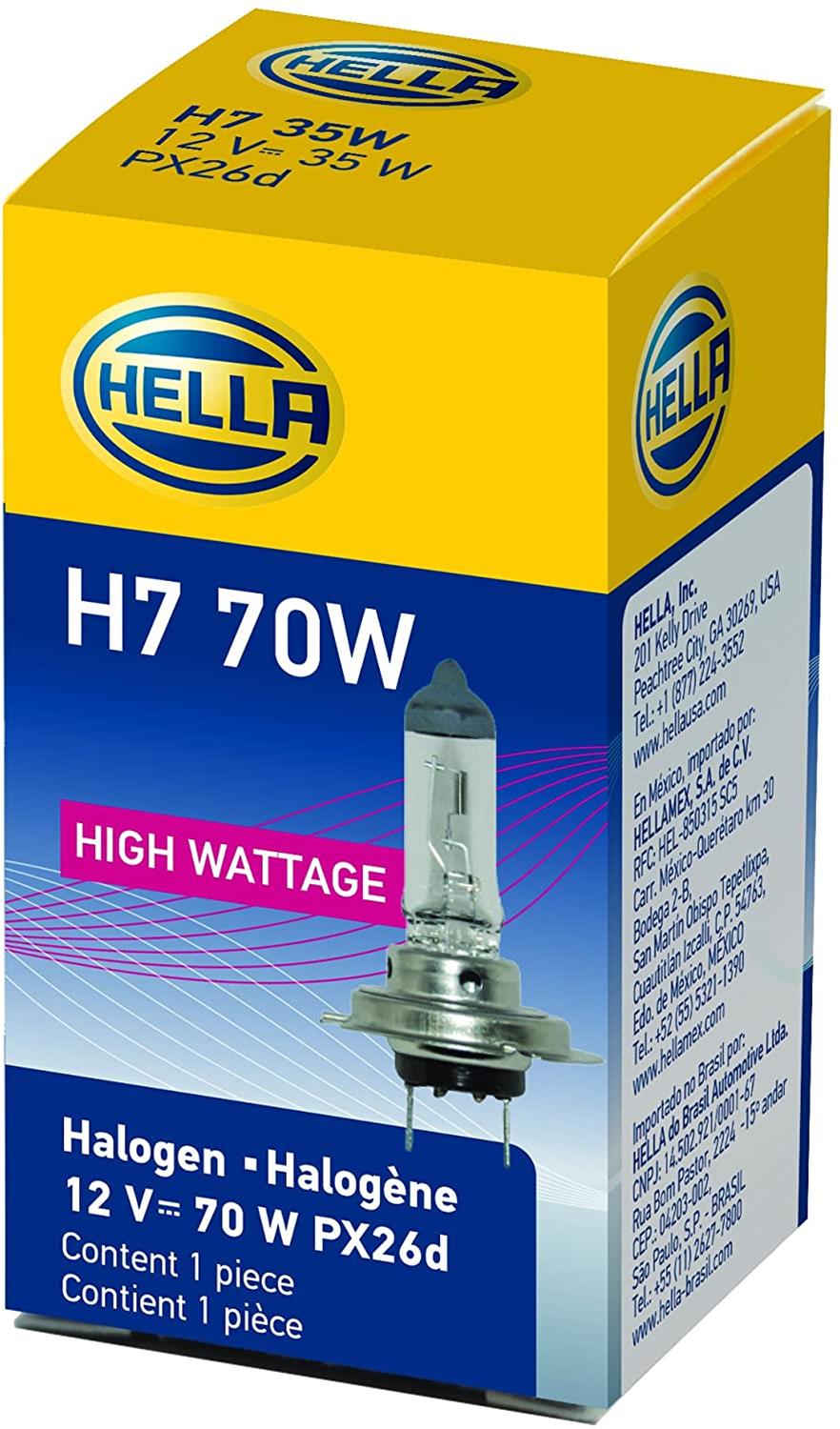 Hella High Wattage Series Halogen Light Bulbs H7 70W
