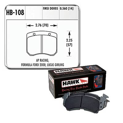 Hawk Performance HT 10 Racing Brake Pads HB108S.560
