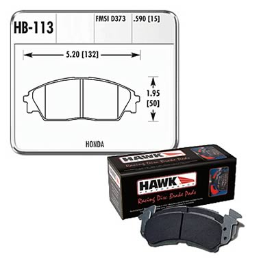 Hawk Performance DTC 60 Brake Pads HB113G.590